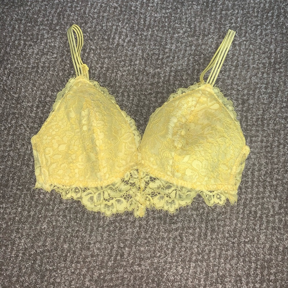 yellow bralette